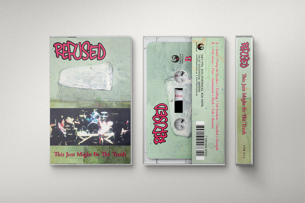 REFUSED - This just might be the truth - BRAND NEW CASSETTE TAPE