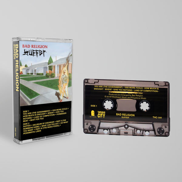 BAD RELIGION - Suffer - BRAND NEW CASSETTE TAPE – TAPEHEAD CITY