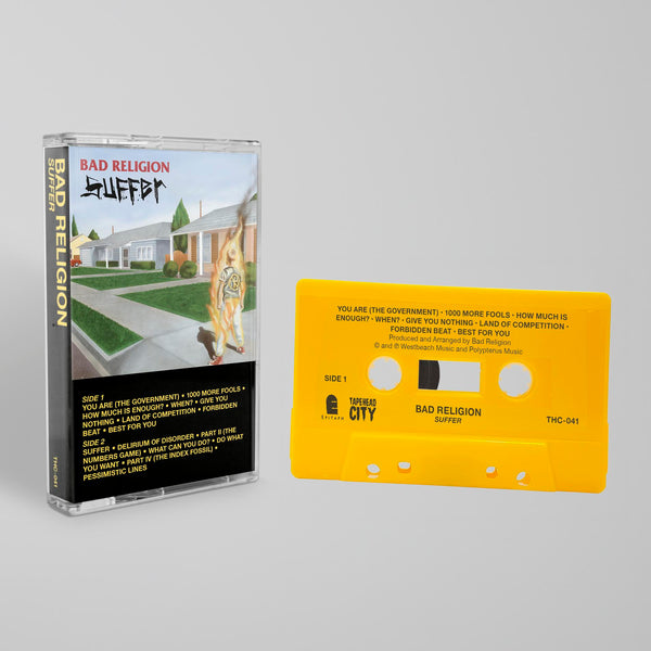BAD RELIGION - Suffer - BRAND NEW CASSETTE TAPE – TAPEHEAD CITY