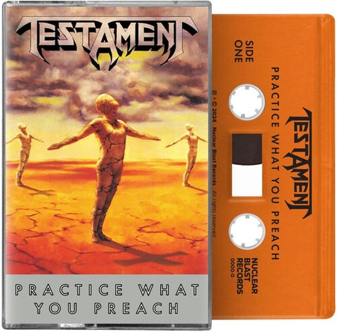 TESTAMENT - practice what you preach - BRAND NEW CASSETTE TAPE