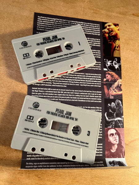 PEARL JAM - Fox Theatre Atlanta GA '94 [double album