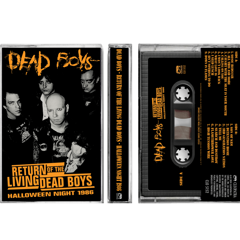 DEAD BOYS - Return Of The Living Dead Boys – Halloween Night 1986 - BRAND NEW CASSETTE TAPE