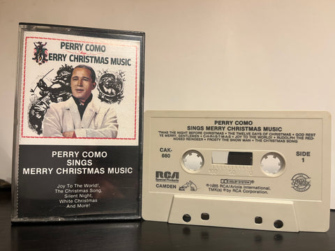 PERRY COMO - sings merry Christmas - CASSETTE TAPE