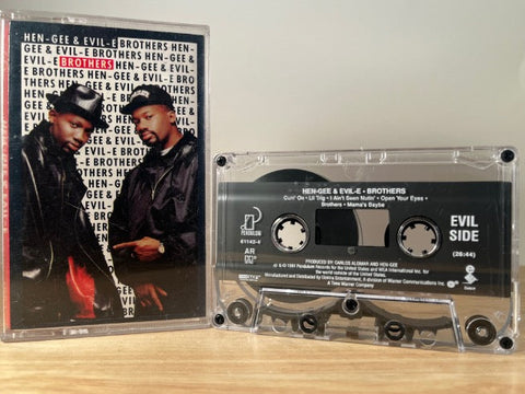 HEN-GEE & EVIL-E - brothers - CASSETTE TAPE
