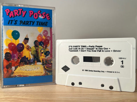 PARTY POSSE - its party time - CASSETTE TAPE