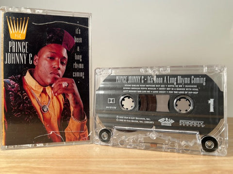 PRINCE JOHNNY C - it’s been a long rhyme coming - CASSETTE TAPE