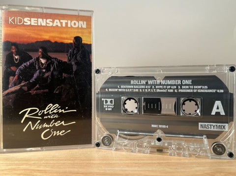 KID SENSATION - rollin with number one - CASSETTE TAPE