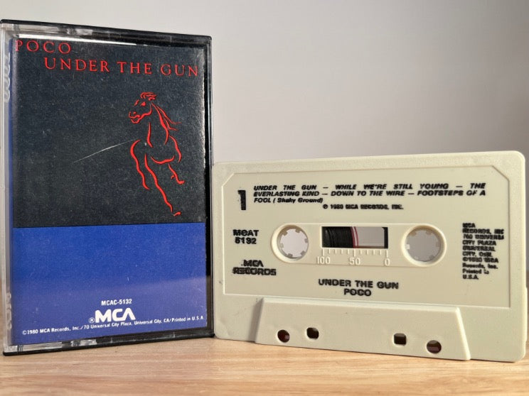 POCO - under the gun - CASSETTE TAPE