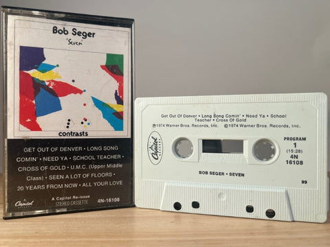 BOB SEGER - seven - CASSETTE TAPE