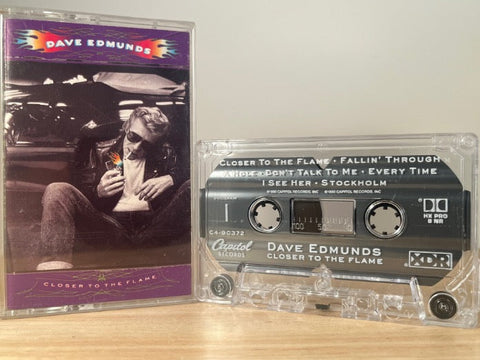 DAVE EDMUNDS - closer to the flame - CASSETTE TAPE