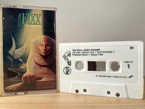THE FIXX - calm animals - CASSETTE TAPE