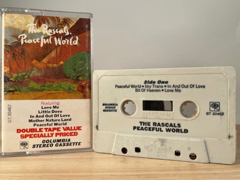 THE RASCALS - peaceful world - CASSETTE TAPE