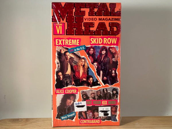 METAL HEAD VIDEO MAGAZINE V1 - BRAND NEW VHS – TAPEHEAD CITY