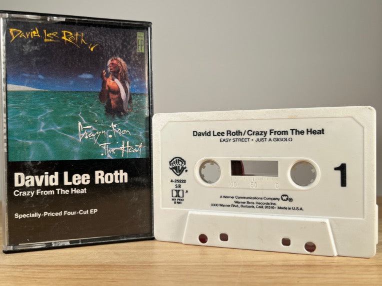 DAVID LEE ROTH - crazy from the heat - CASSETTE TAPE