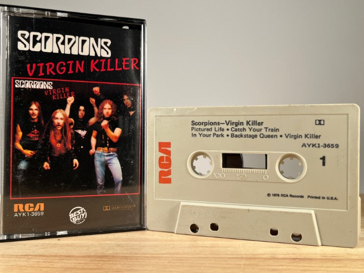 SCORPIONS - virgin killer - CASSETTE TAPE