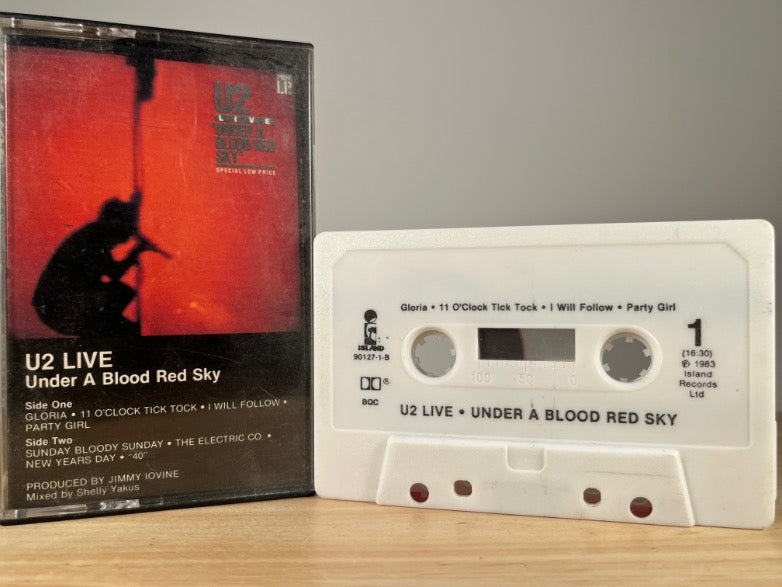 U2 - under a blood red sky - CASSETTE TAPE-2