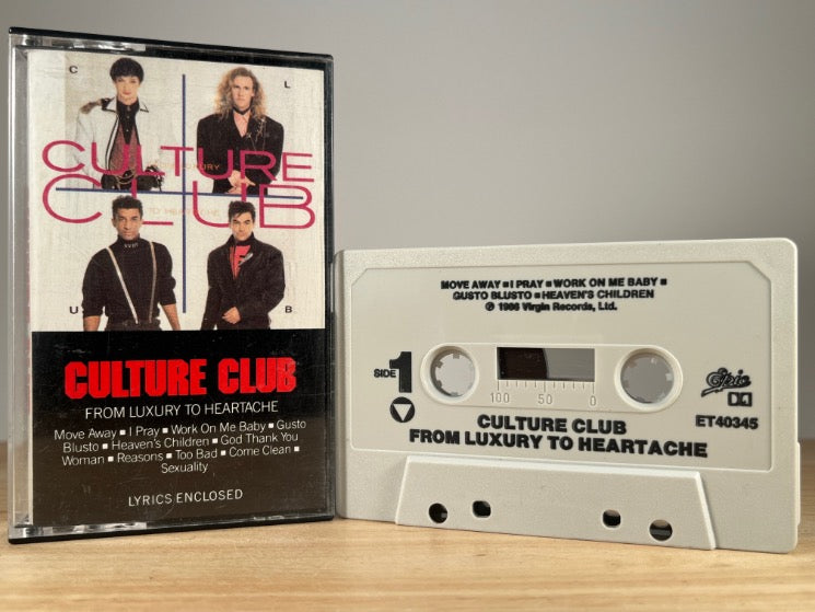 CULTURE CLUB - from luxury to heartache - CASSETTE TAPE