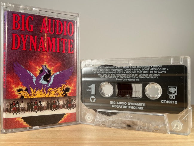 BIG AUDIO DYNAMITE - megaton phoenix - CASSETTE TAPE