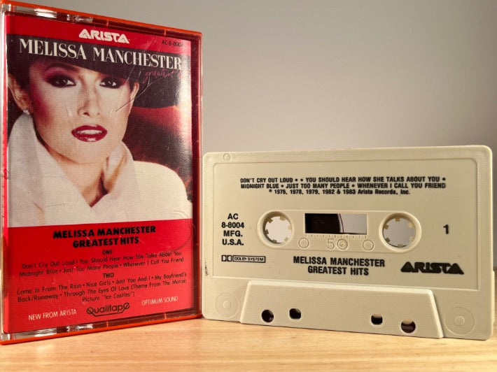 MELISSA MANCHESTER - greatest hits - CASSETTE TAPE