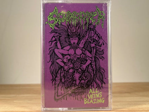 Scumripper – All Veins Blazing - BRAND NEW CASSETTE TAPE