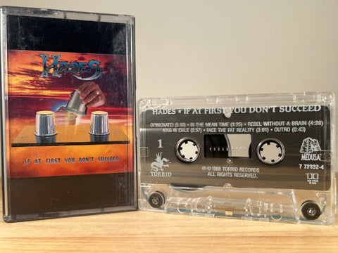 HADES - if at first you don’t succeed - CASSETTE TAPE