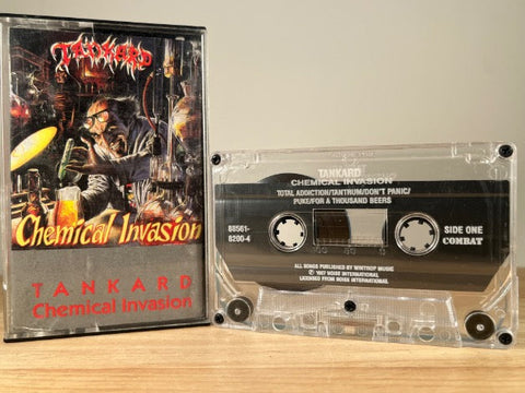 TANKARD - chemical invasion - CASSETTE TAPE