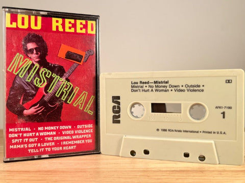 LOU REED - mistrial - CASSETTE TAPE