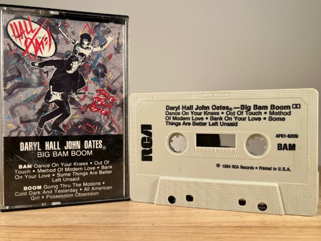 DARYL HALL JOHN OATES - big bam boom - CASSETTE TAPE