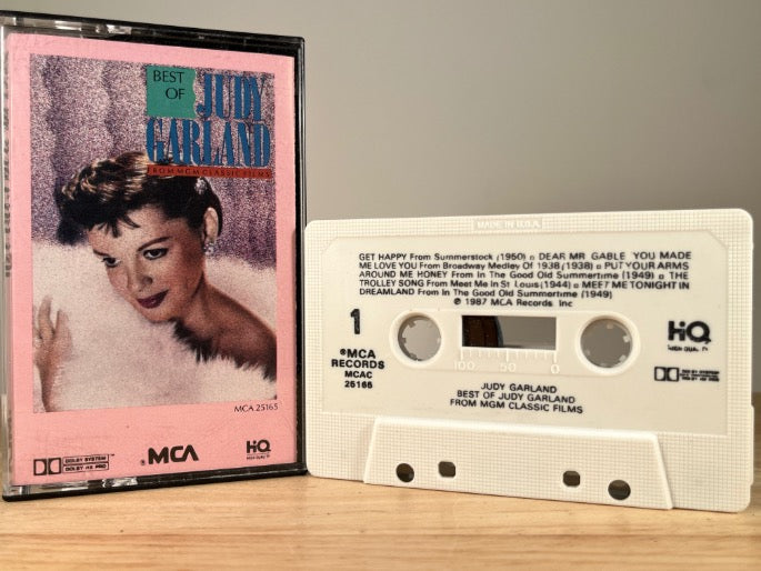 JUDY GARLAND - best of Judy garland from mgm classic films - CASSETTE TAPE