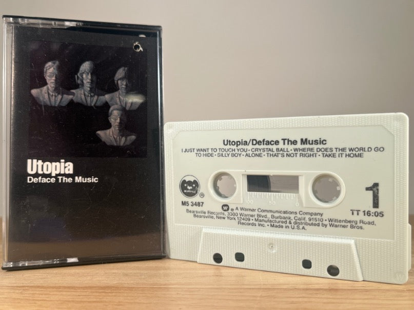 UTOPIA - deface the music - CASSETTE TAPE