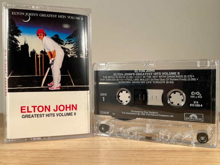 ELTON JOHN - greatest hits volume II - CASSETTE TAPE