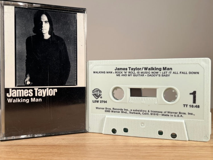 JAMES TAYLOR - walking man - CASSETTE TAPE