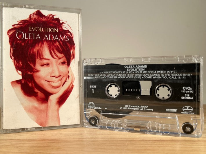 OLETA ADAMS - evolution - CASSETTE TAPE
