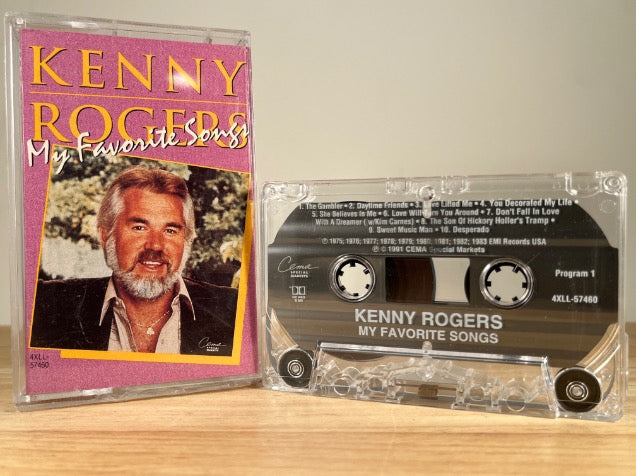 KENNY ROGERS - my favorite songs - CASSETTE TAPE