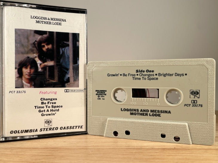 LOGGINS & MESSINA - mother lode - CASSETTE TAPE