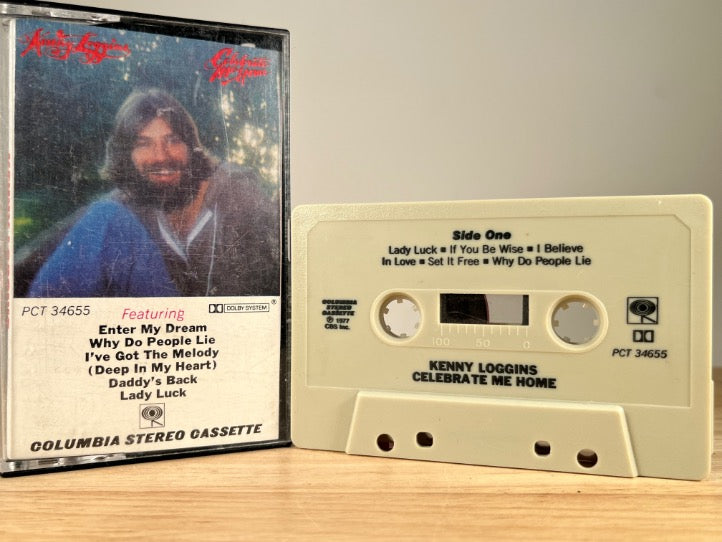 KENNY LOGGINS - celebrate me home - CASSETTE TAPE