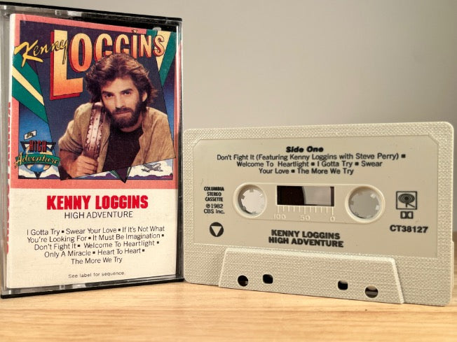 KENNY LOGGINS - high adventure - CASSETTE TAPE