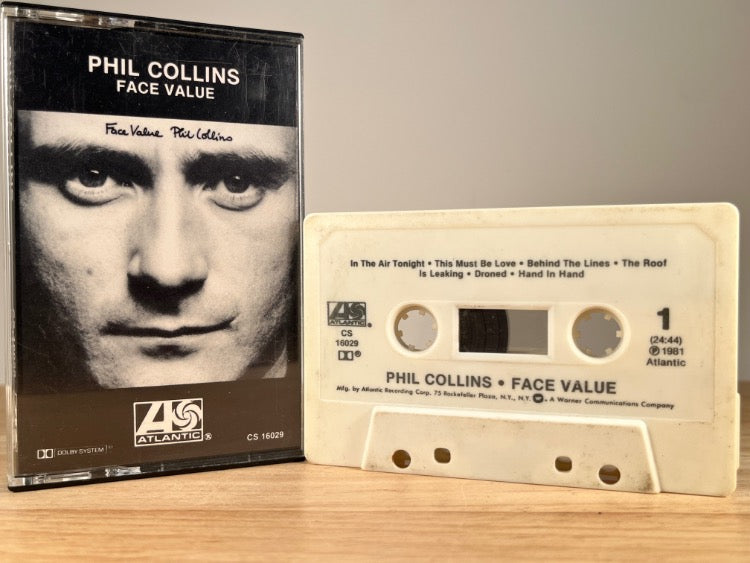 PHIL COLLINS - face value - CASSETTE TAPE
