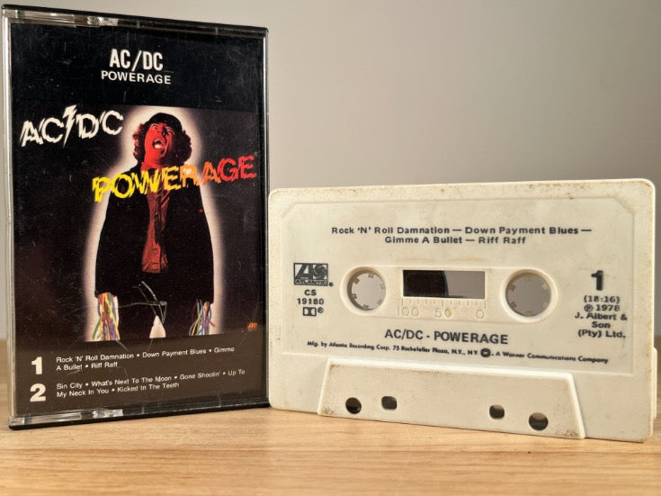 AC/DC - powerage - CASSETTE TAPE