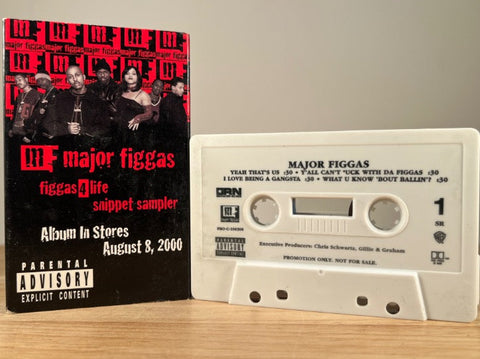 MAJOR FIGGAS - figgas 4 life snippet sampler - CASSINGLE