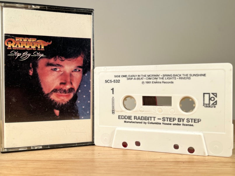 EDDIE RABBITT - step by step - CASSETTE TAPE