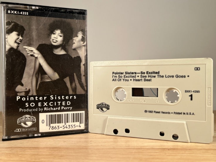 POINTER SISTERS - so excited - CASSETTE TAPE