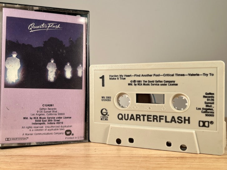 QUARTERFLASH - quarterflash - CASSETTE TAPE