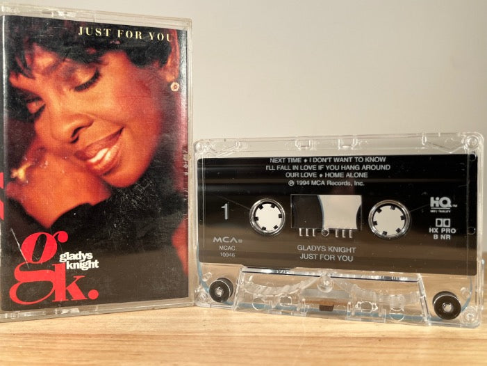 GLADYS KNIGHT - just for you - CASSETTE TAPE