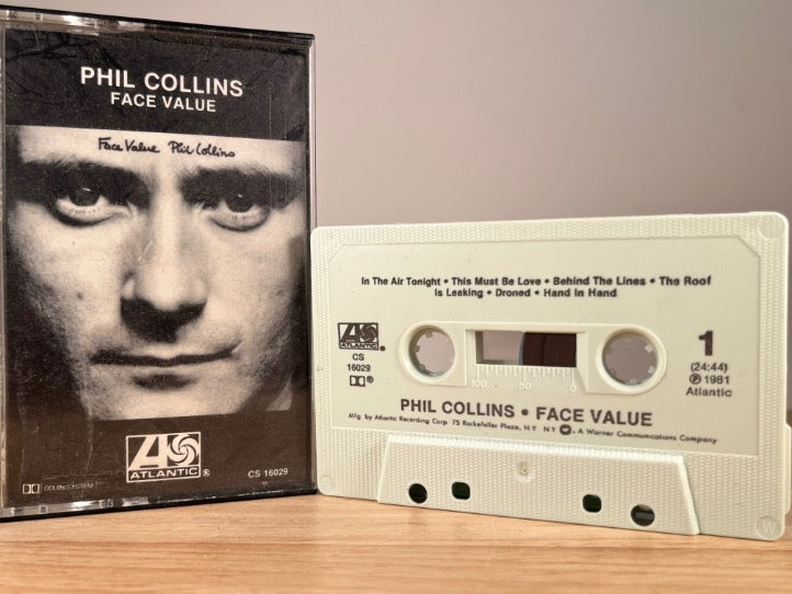 PHIL COLLINS - face value - CASSETTE TAPE
