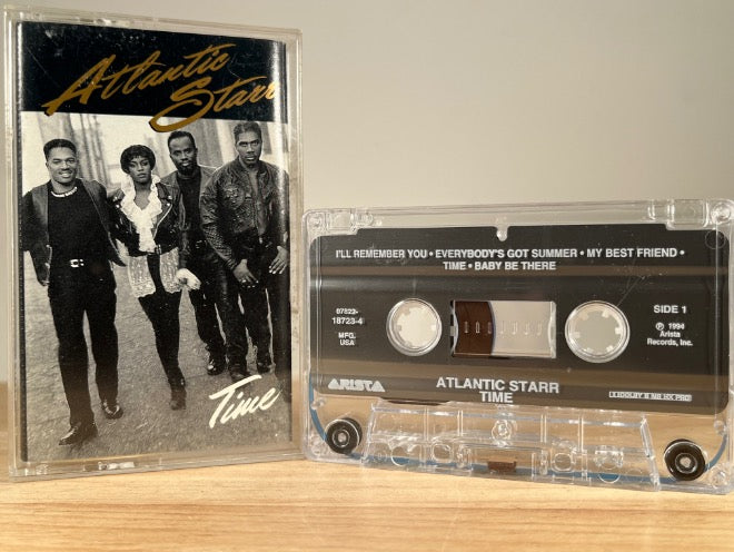 ATLANTIC STARR - time - CASSETTE TAPE