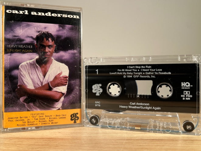 CARL ANDERSON - heavy weather sunlight again - CASSETTE TAPE