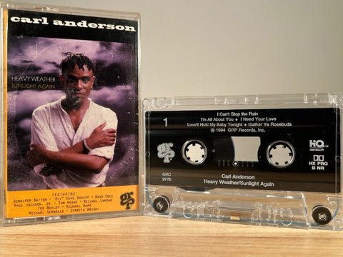 CARL ANDERSON - heavy weather sunlight again - CASSETTE TAPE