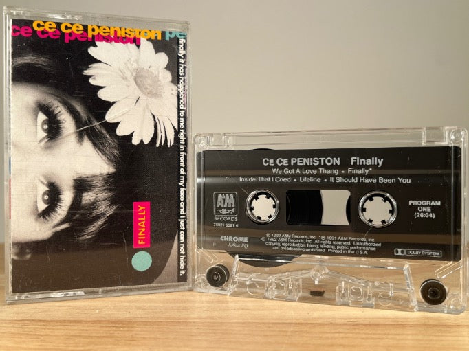CE CE PENISTON - finally - CASSETTE TAPE