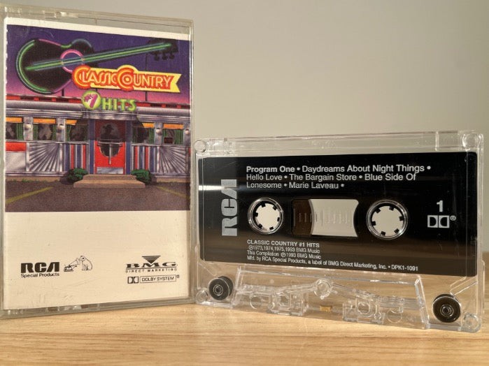 VARIOUS ARTISTS - classic country #1 hits - CASSETTE TAPE